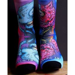 CALCETINES MBS 13cm MUTANTES blue pink